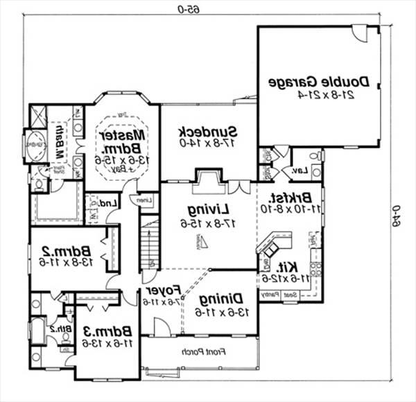 Floor Plan image of SHELBY House Plan