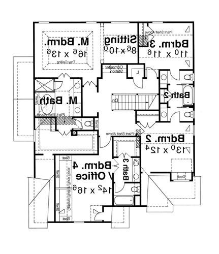Second Floor image of Devonshire - C House Plan
