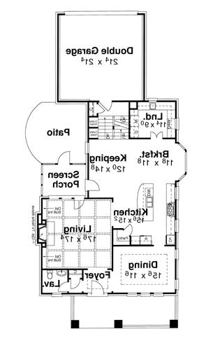 First Floor image of Stratton House Plan