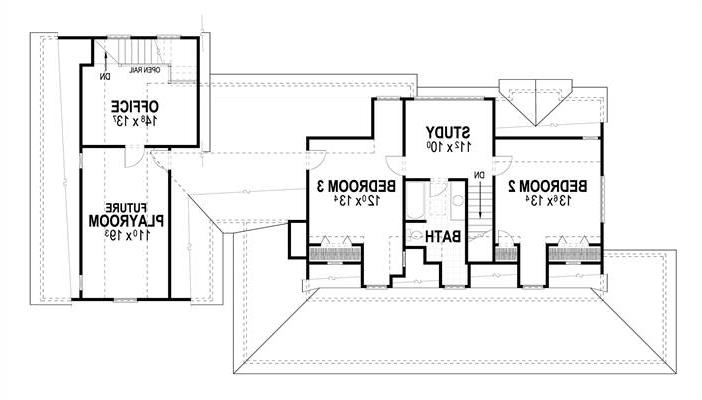Second Floor image of Countryfield II House Plan