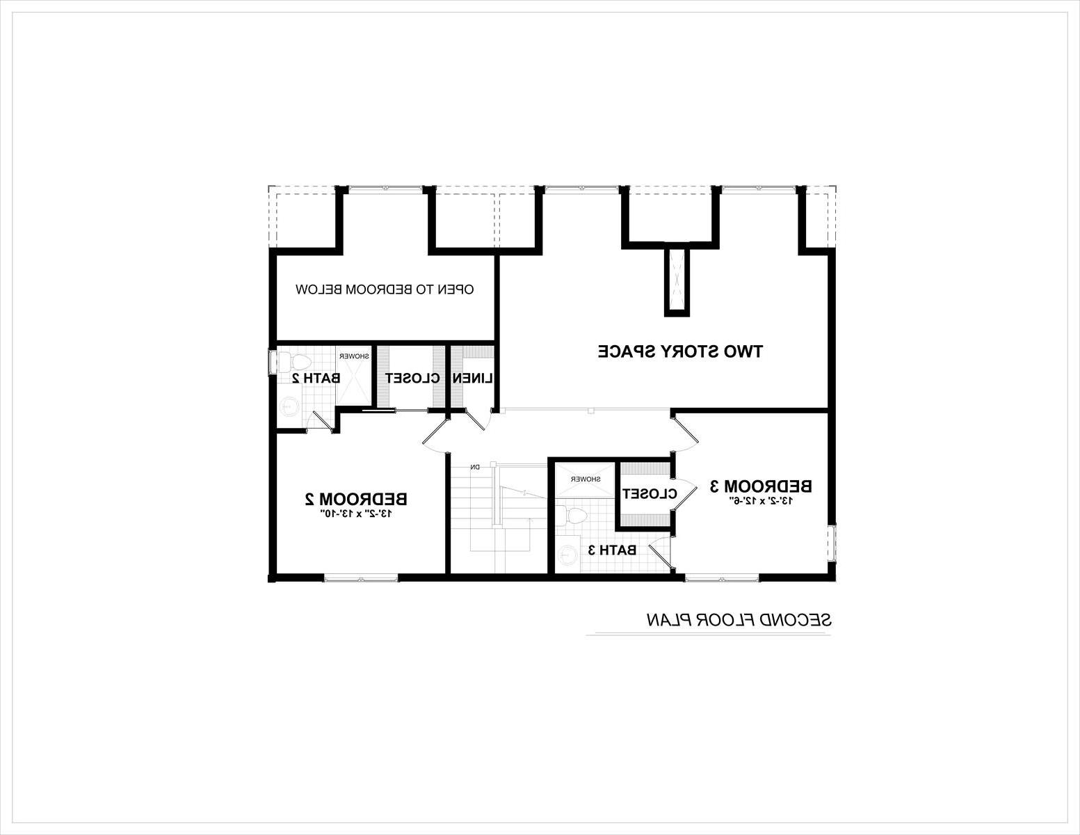 2nd Floor image of The Cove House Plan