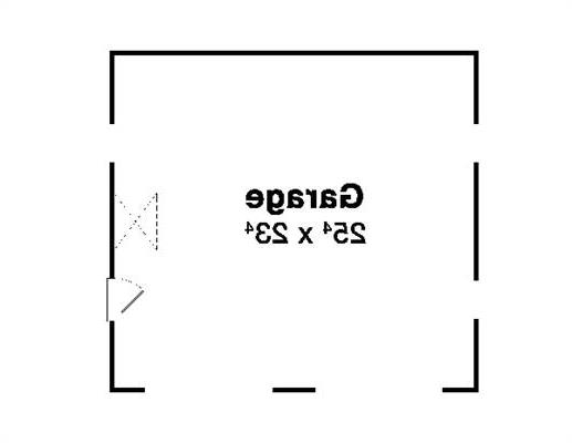 First Floor image of Garage House Plan
